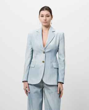 Ermanno Scervino Блакитний жакет з ефектом деграде D466I334EMY