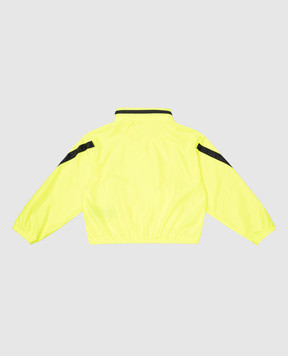 Balmain Дитяча жовта вітровка з логотипом BU2P37Z18741214