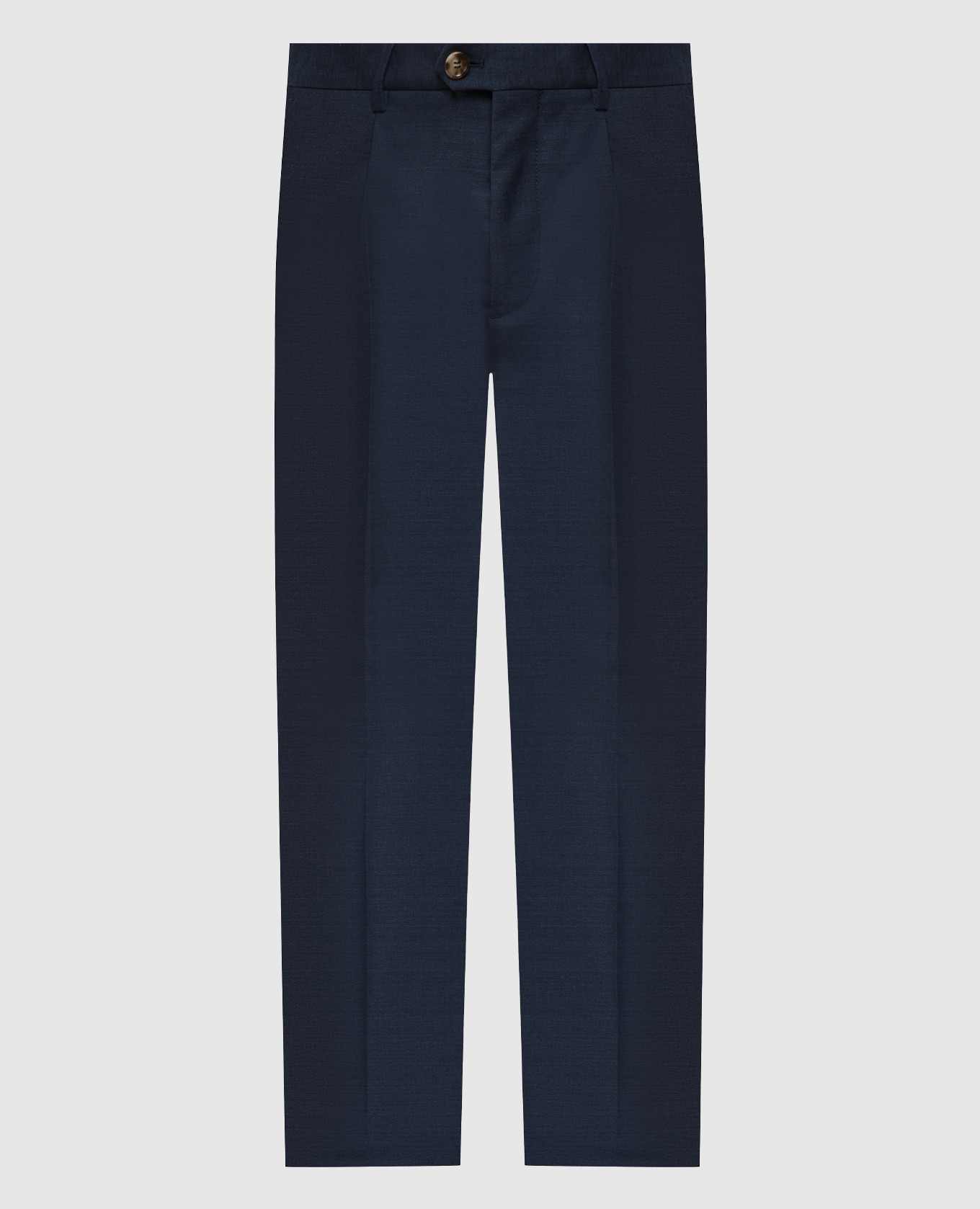 Blue pants made of wool