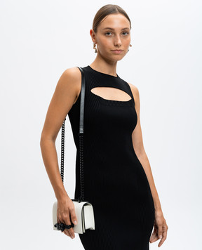 Alexander McQueen Белая кожаная сумка кросс-боди 6531341BLGZ
