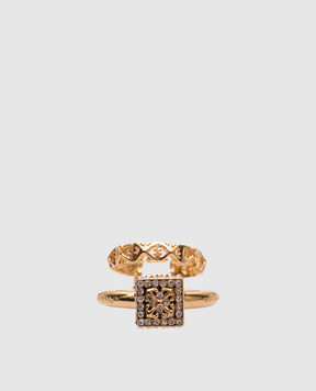 Off-White Золотая клипса Mini Dice OWOD29QS25MET001