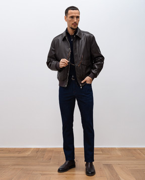 ISAIA Синие джинсы с логотип патч DCRZ02DJ134