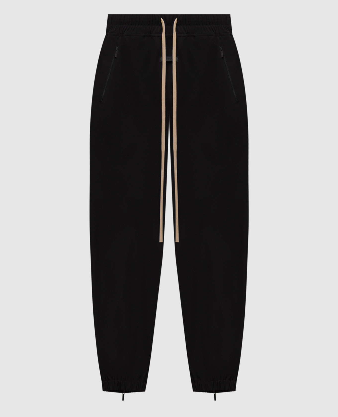 

Черные джогеры с нашивкой логотипа, Черный, Брюки джоггеры