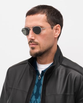 Saint Laurent Сріблясті сонцезахисні окуляри 97 843062Y9969