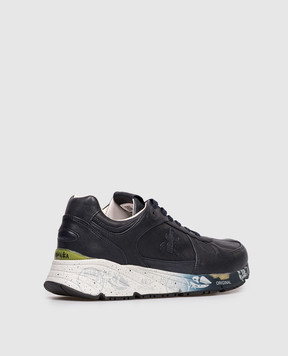 Premiata Синие кожаные кроссовки MASE MASE