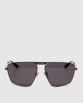 Balenciaga Чорні сонцезахисні окуляри Navigator 703445T0005