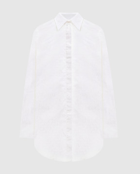 Off-White Біла сорочка у візерунок логотипа Off 2DB56DT25FAB002