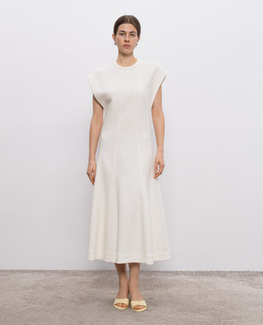 Jil Sander Белое платье миди J02CT0474J20232