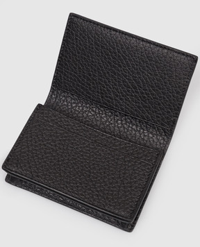 Tom Ford Чорна шкіряна візитниця з логотипом YH418LCL499S