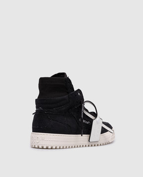 Off-White Черные хайтопы 3.0 Off Court OMIA065F24FAB001