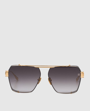 Balmain Золотые солнцезащитные очки PREMIER BPS155A61