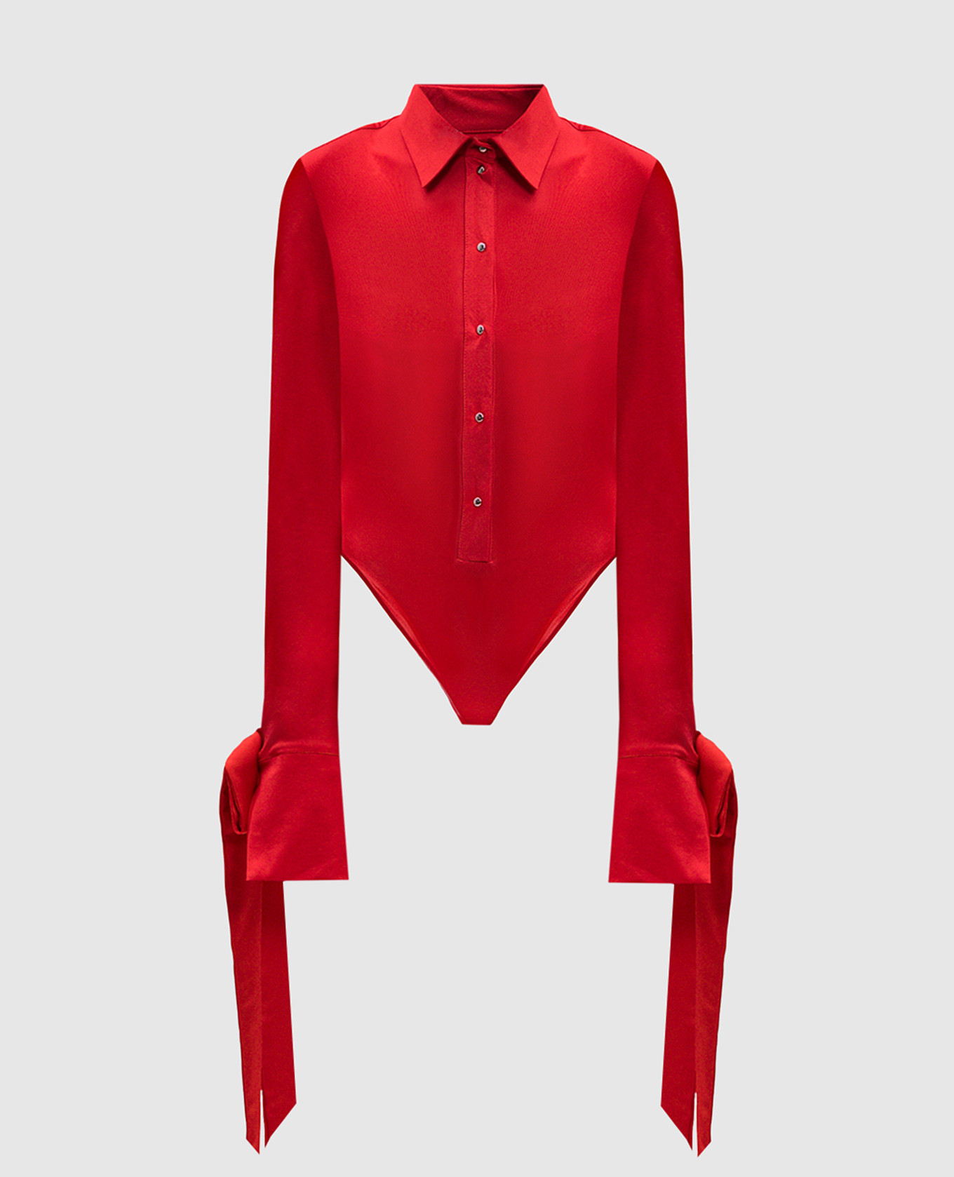 

Красное боди с бантами, Красный, Боди