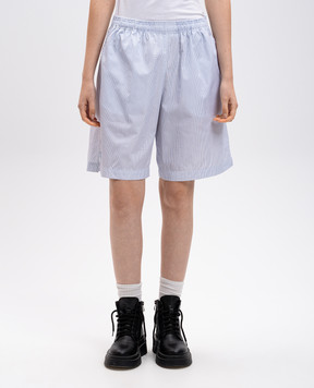 Vetements Белые шорты в полоску с логотипом UA66SS400N