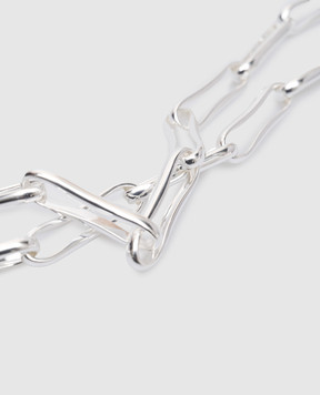 Shyla Серебряное колье Chunky link в виде цепочки с позолотой 22 карат CHUNKYLINKNECKLACE