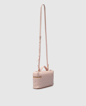 Bottega Veneta Рожева шкіряна сумка крос-боді Bang Bang 789109V3IV1