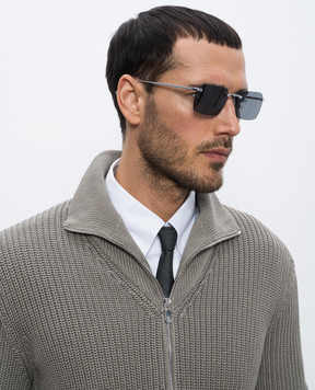 Dunhill Серебряные очки с логотипом DU0061S