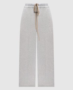 Fear of God Серые утепленные спортивные брюки с логотипом FG25FW15152FLC