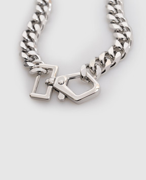 Darkai Сріблястий ланцюг-чокер Cuban DICO0053