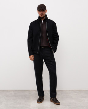 Canali Серые брюки из шерсти AR03472V1659G