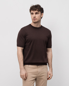 Canali Футболка бежевая MK00145C0719