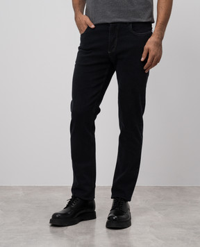 Cashmere&Whiskey Серые джинсы с логотип патч LAVIANO771