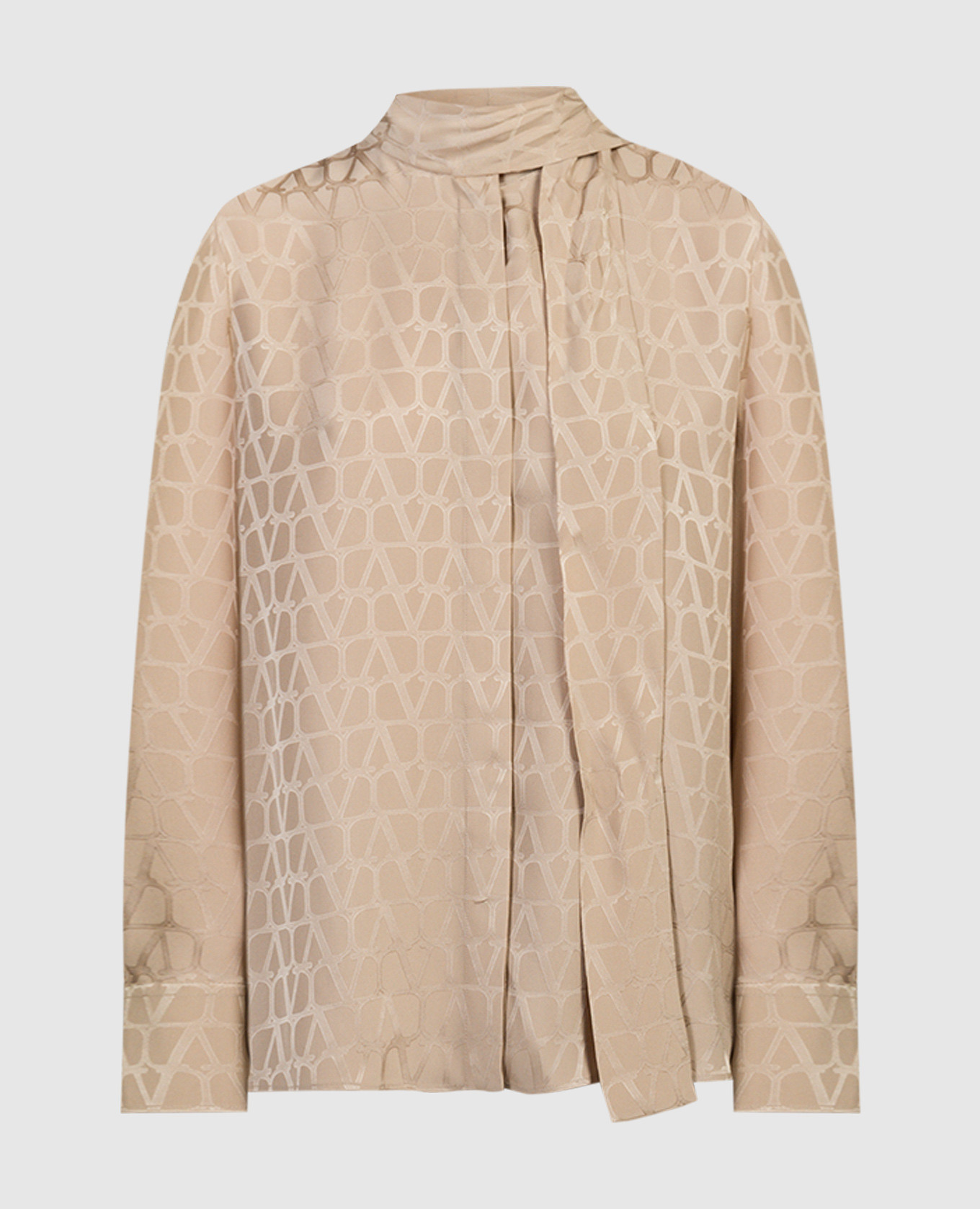 

Бежевая блуза из шелка Toile Iconographe, Бежевый, Блузы