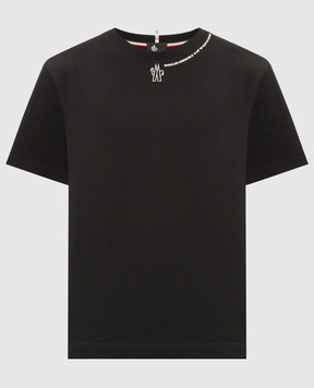 Moncler Grenoble Черная футболка с логотипом J20978C0000283927