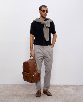 Brunello Cucinelli Сірі штани M289LE1450