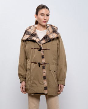 Max Mara Weekend Парка кольору хакі SUSA