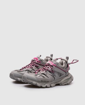 Balenciaga Серые комбинированные кроссовки Track Trail Laces 800590WTRHK