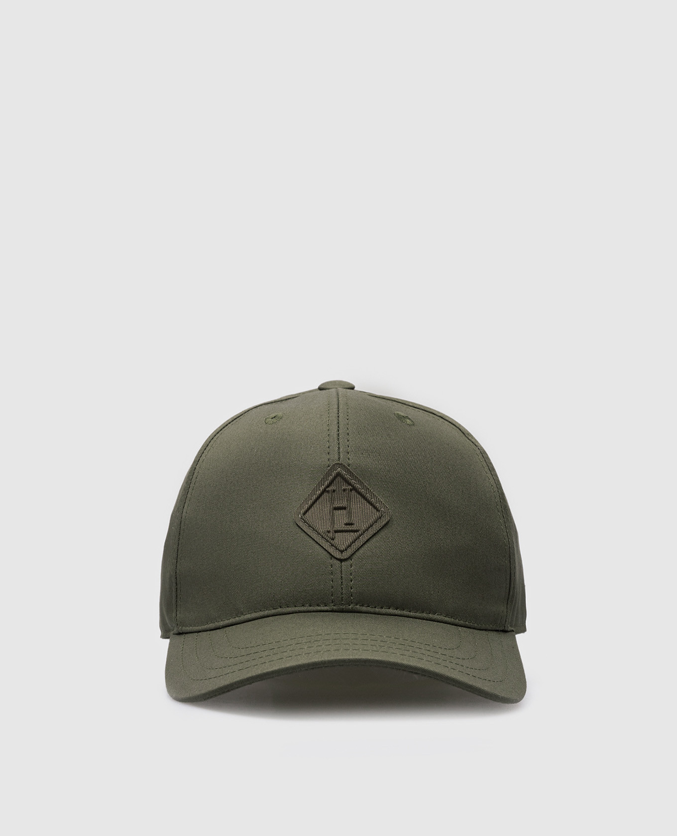 Khaki cap with logo