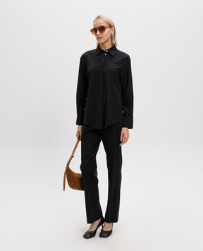 PROENZA SCHOULER Черная блуза Demi с шелком R2444000BY297