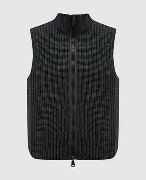 Brunello Cucinelli Двухсторонний жилет с цепочкой мониль M52570006P