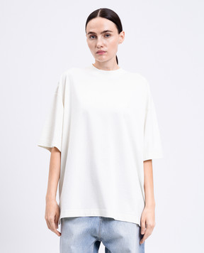 Vetements Зелена футболка з вишивкою логотипа UH76TR100I