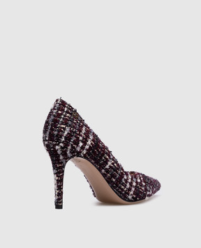 Gianvito Rossi Бордові човники Boucle з люрексом G2231985RICBCL