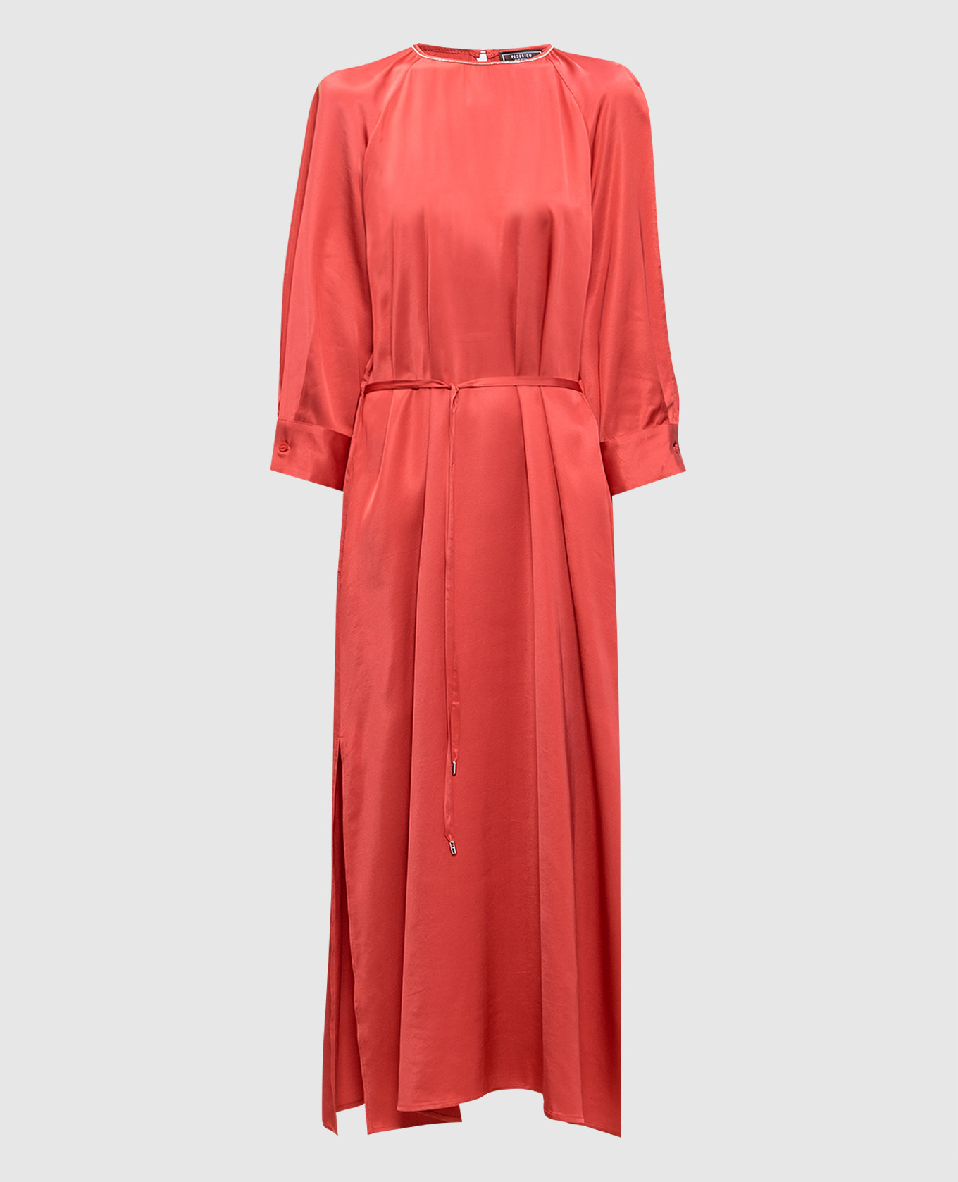 

Розовое платье макси с цепочкой мониль, Розовый, Повседневные платья