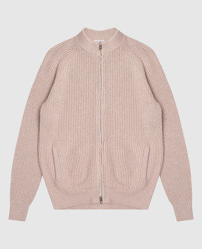Brunello Cucinelli Дитячий бежевий кардиган BNIM74916C
