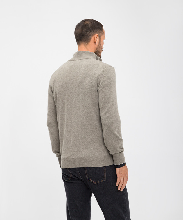 Brunello Cucinelli Серый кардиган из кашемира M2200106 изображение 4