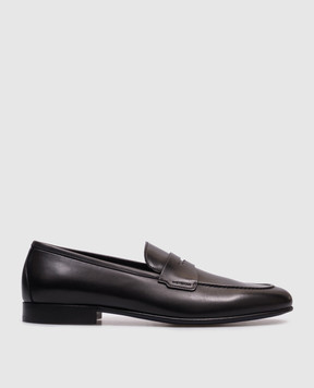Stuart Weitzman Чорні шкіряні лофери BANKS SK556