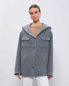 Etro Сіра куртка з вовни і кашеміру WRBA002999TU2G6