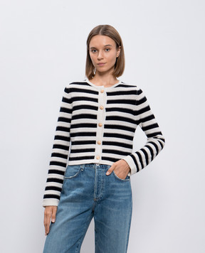 Allude Кардиган в смужку з вовни та кашеміру 24517081