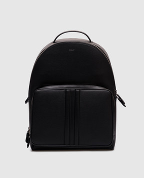 Bally Черный кожаный рюкзак Mythos с логотипом. MAK03QEC001