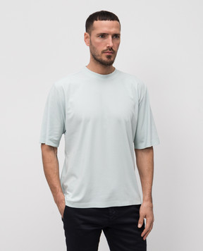 Sease Голубая футболка с логотипом логотип TS039TJ218