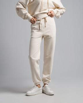 Jil Sander Бежевые брюки джогеры J40KA0130J20010