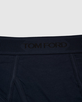 Tom Ford Сині труси-бріфи з логотипом T4LC12040