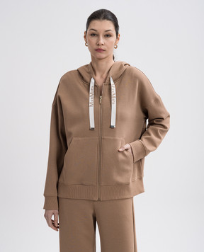 Max Mara Коричневая спортивная куртка JOUR JOUR
