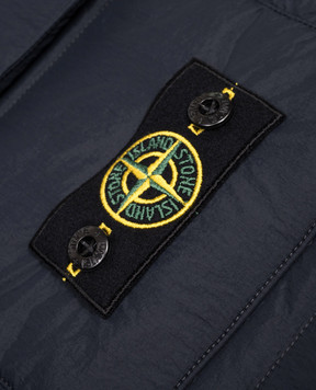 Stone Island Дитячий синій жилет з патчем логотипа K2S16G100004S02031012