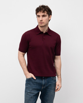 Dolce&Gabbana Бордовое поло GXZ02TJBCFV