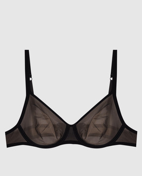 Wolford Черный лиф Tulle 69571