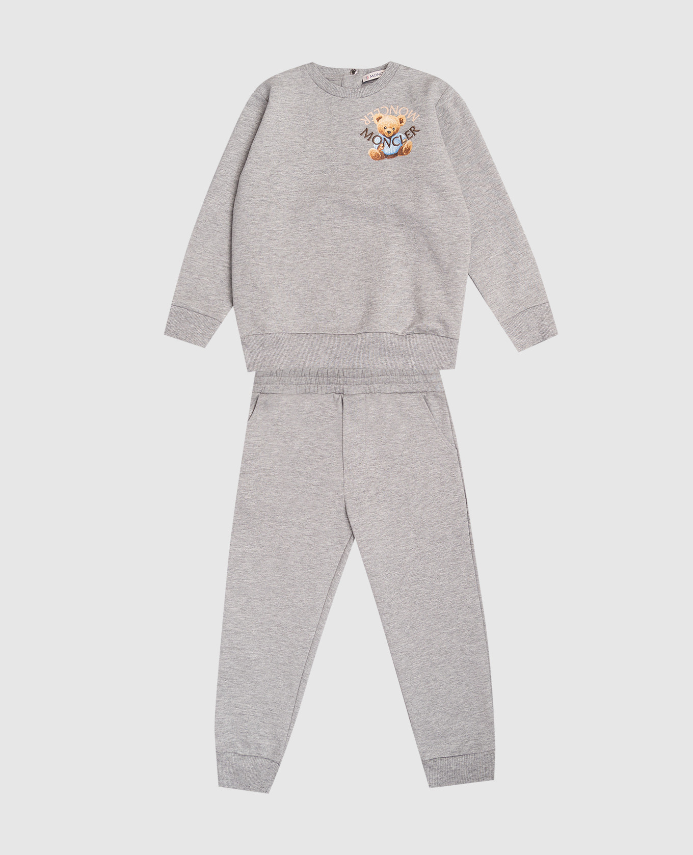 

Детский спортивный костюм с логотипом, Серый, Спортивные костюмы